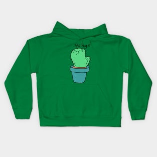 No Hugs! Cactus Kids Hoodie